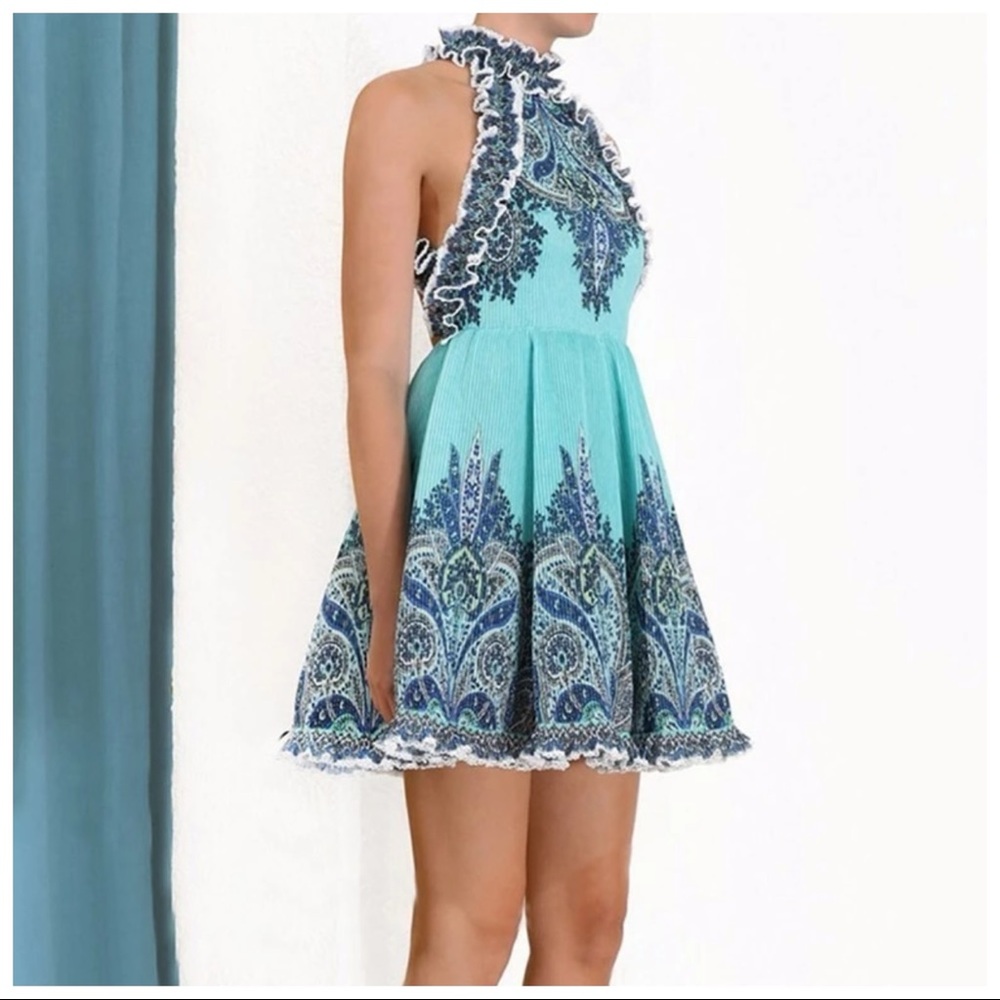 The Arlana Short Pleated Full Dress - Picture 4 of 13